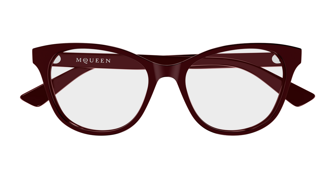 Gafas graduadas alexander mcqueen am0576o 009 rojo cat eye femenino talla 54mm - Vista de detalle