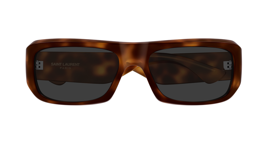 Óculos de sol saint laurent sl 869 003 havana rectangular / squared masculino tamanho 57mm - Vista de detalhe