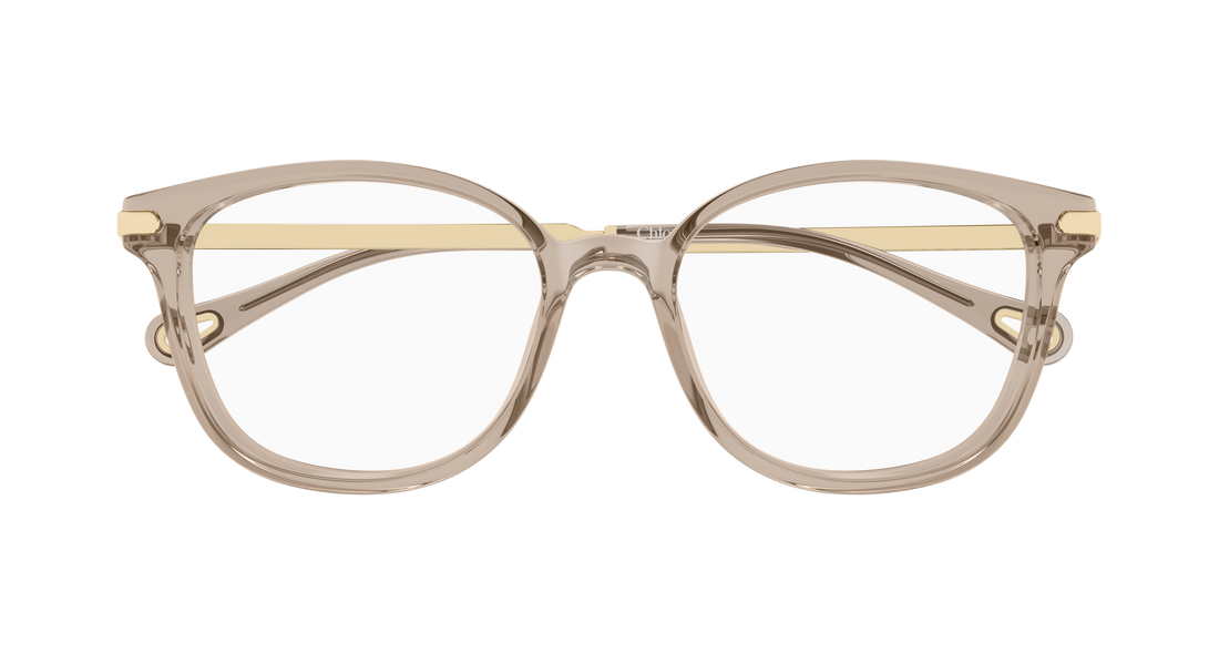 Briller chloé ch0359o 004 marron rectangular / squared femenino størrelse 53mm - Detaljeret visning