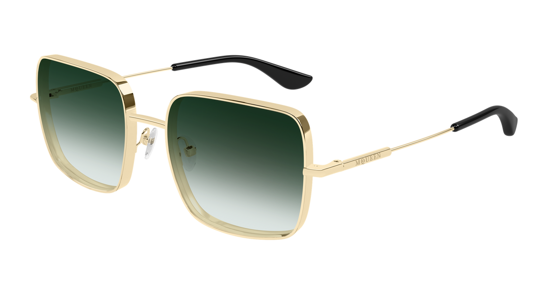 Sonnenbrillen alexander mcqueen am0564s 003 dorado rectangular / squared femenino größe 55mm - Hauptansicht