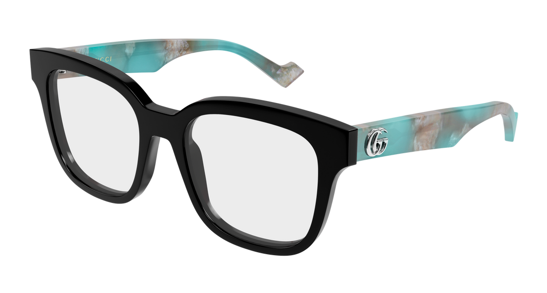 Brillen gucci gg0958o 017 negro rectangular / squared femenino größe 52mm - Hauptansicht