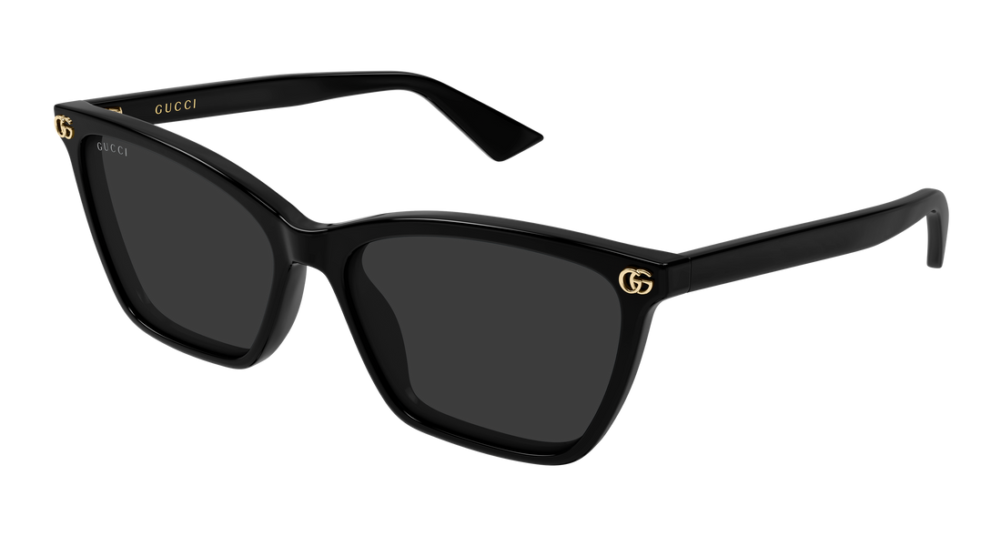 Lunettes de soleil gucci gg2111s 001 negro cat eye femenino taille 56mm - Vue principale