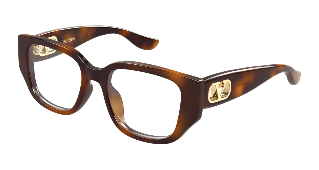 Brillen valentino vg0037oa 002 havana rectangular / squared femenino größe 53mm - Hauptansicht
