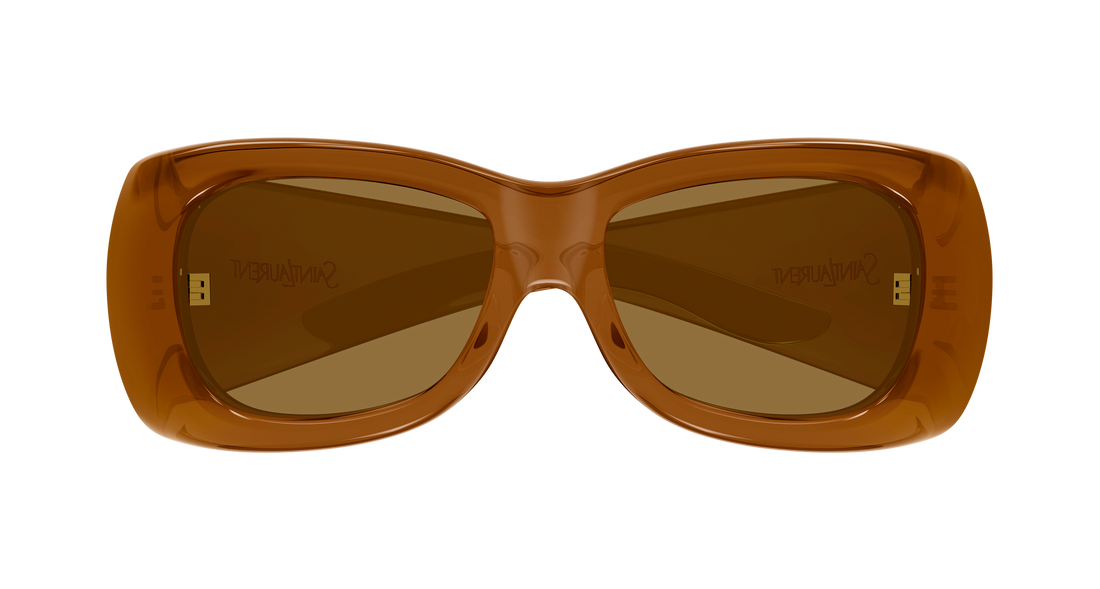 Gafas de sol saint laurent sl 901 howl 007 marron rectangular / squared unisex talla 61mm - Vista de detalle