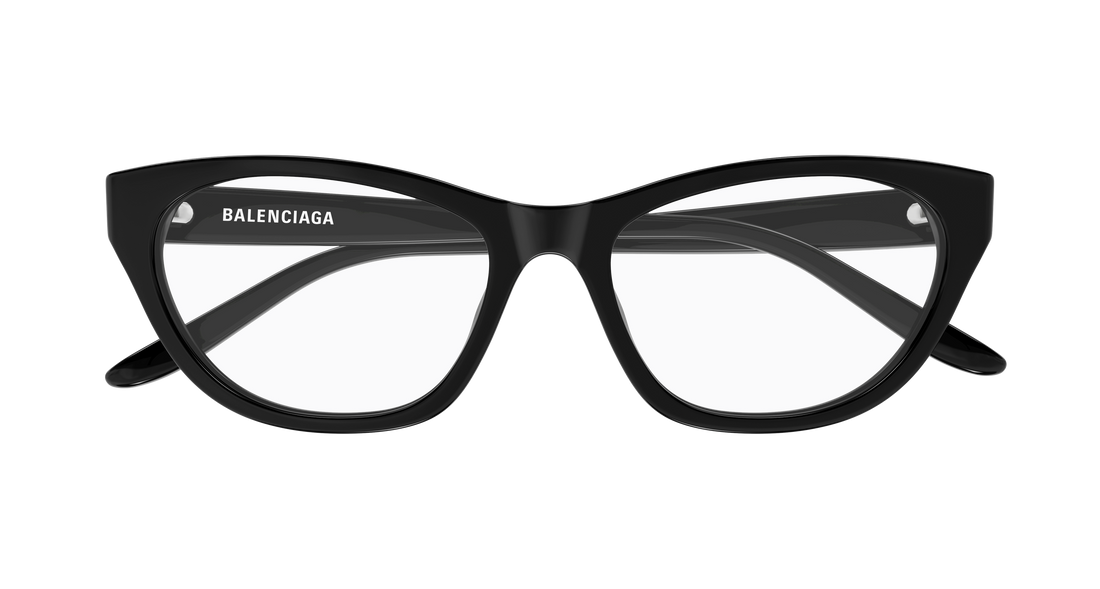 Occhiali da vista balenciaga bb0500o 001 negro cat eye femenino taglia 54mm - Vista dettagliata