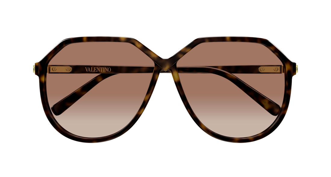 Sunglasses valentino vg0026s 002 havana geometrical/directional femenino size 61mm - Detailed view