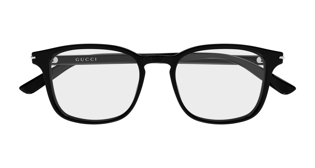 Brillen gucci gg2129o 001 negro rectangular / squared masculino größe 52mm - Detailansicht