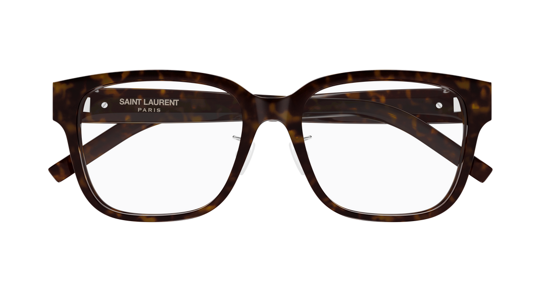 Prescription glasses saint laurent sl m165/f 002 havana cat eye femenino size 54mm - Detailed view