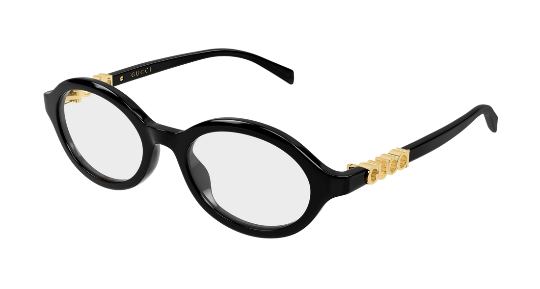 Occhiali da vista gucci gg2153o 001 negro round/oval/panthos femenino taglia 51mm - Vista principale