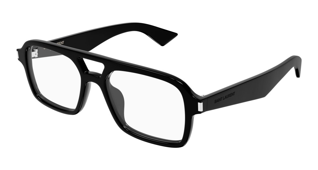 Prescription glasses saint laurent sl 961 001 negro pilot/navigator masculino size 54mm - Main view