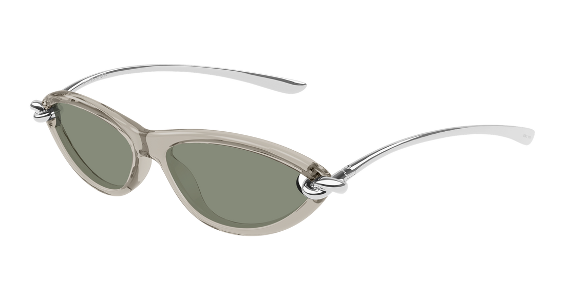 Sunglasses bottega veneta bv1390s 005 beige cat eye femenino size 56mm - Main view
