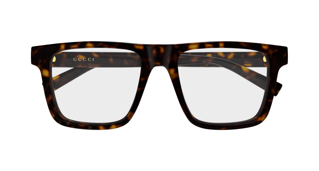 Óculos graduados gucci gg2236o 002 havana rectangular / squared masculino tamanho 53mm - Vista de detalhe