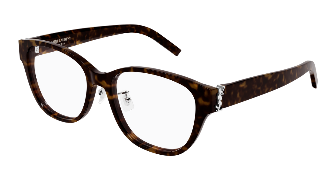 Óculos graduados saint laurent sl m169/f 002 havana cat eye femenino tamanho 54mm - Vista principal