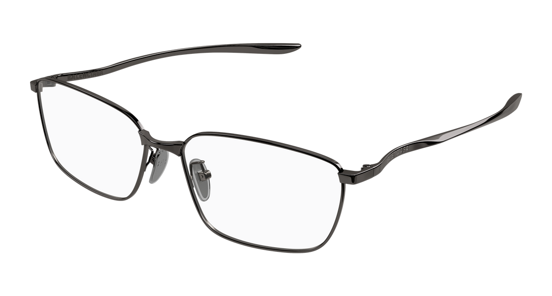 Occhiali da vista balenciaga bb0497oa 003 gris rectangular / squared masculino taglia 60mm - Vista principale