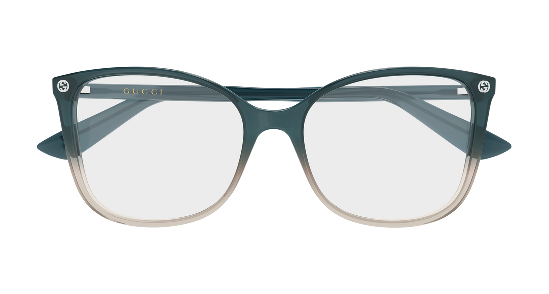 Brillen gucci gg0026o 030 gris cat eye femenino größe 53mm - Detailansicht