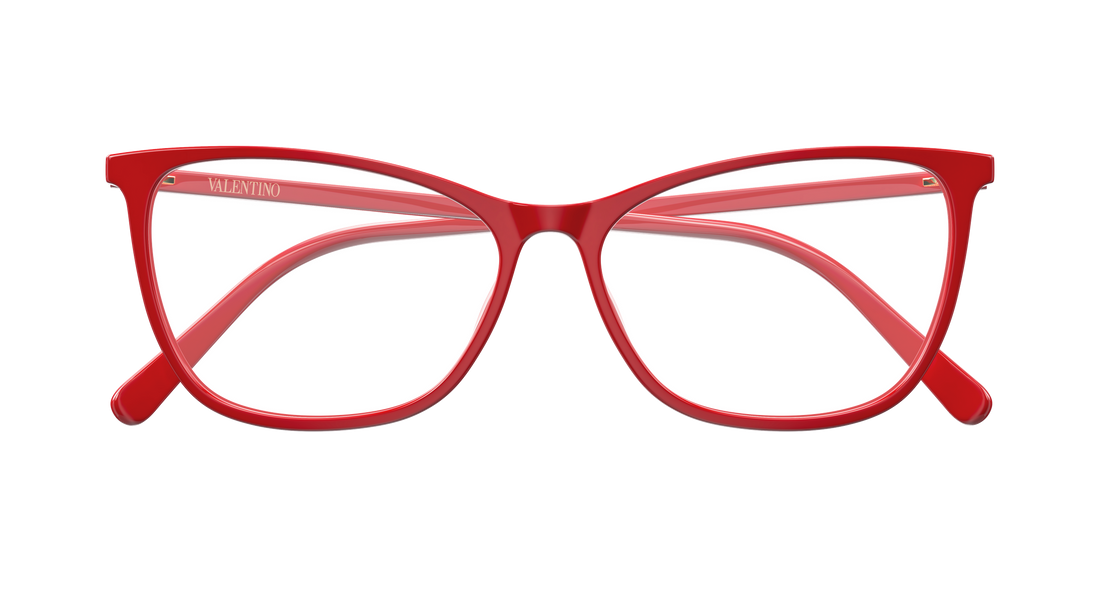 Glasögon valentino vg0024o 009 rojo cat eye femenino storlek 56mm - Detaljvy