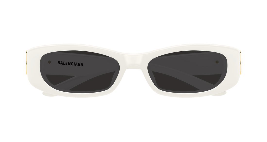 Óculos de sol balenciaga bb0505s 003 blanco rectangular / squared femenino tamanho 57mm - Vista de detalhe