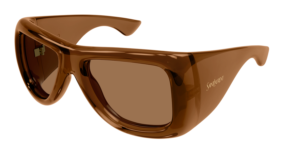 Gafas de sol saint laurent sl 902 howl 007 marron pilot/navigator unisex talla 63mm - Vista principal
