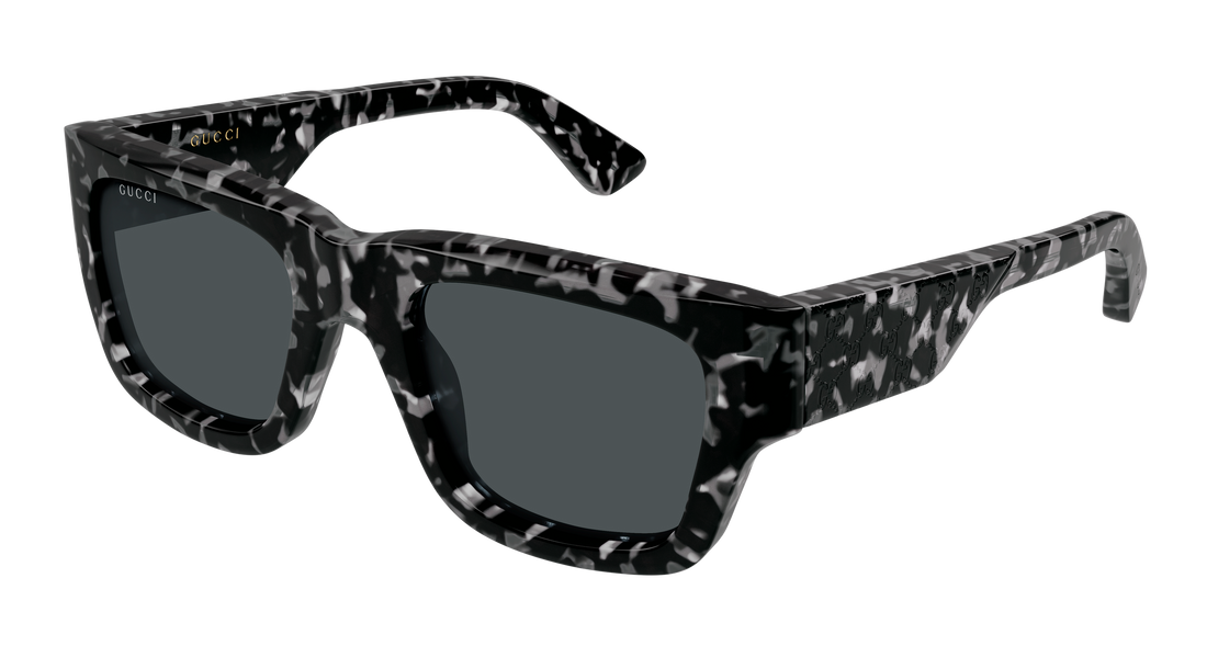 Lunettes de soleil gucci gg1668s 007 havana rectangular / squared masculino taille 52mm - Vue principale