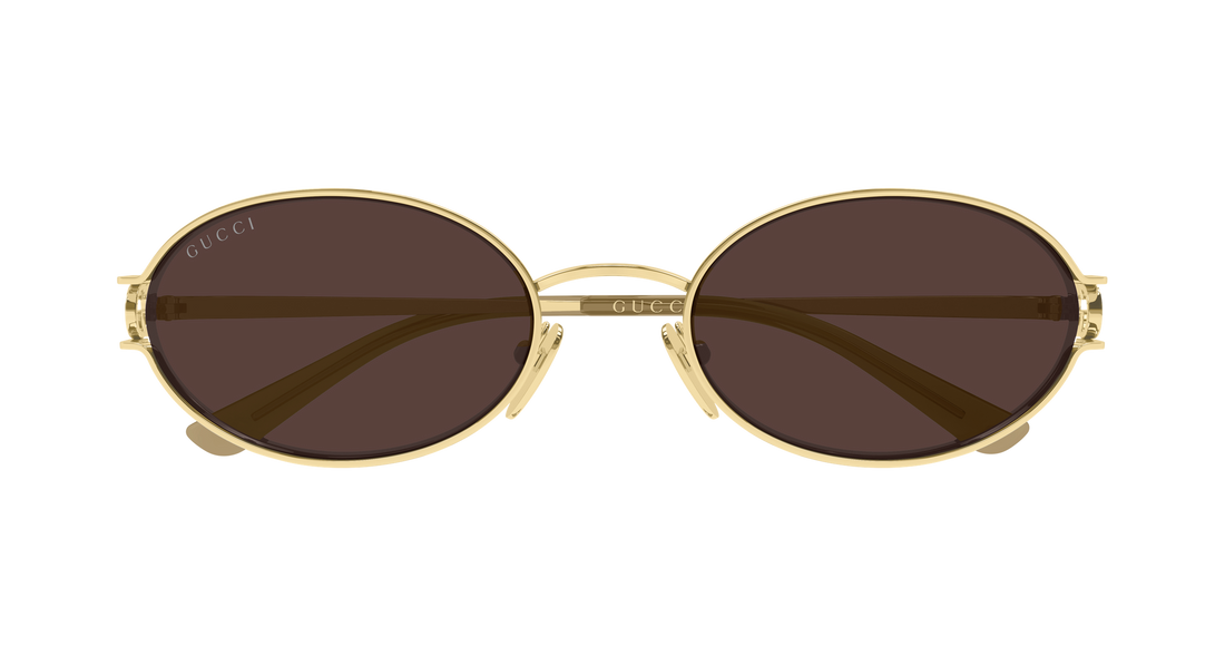 Solbriller gucci gg2233s 002 dorado round/oval/panthos femenino størrelse 55mm - Detaljeret visning
