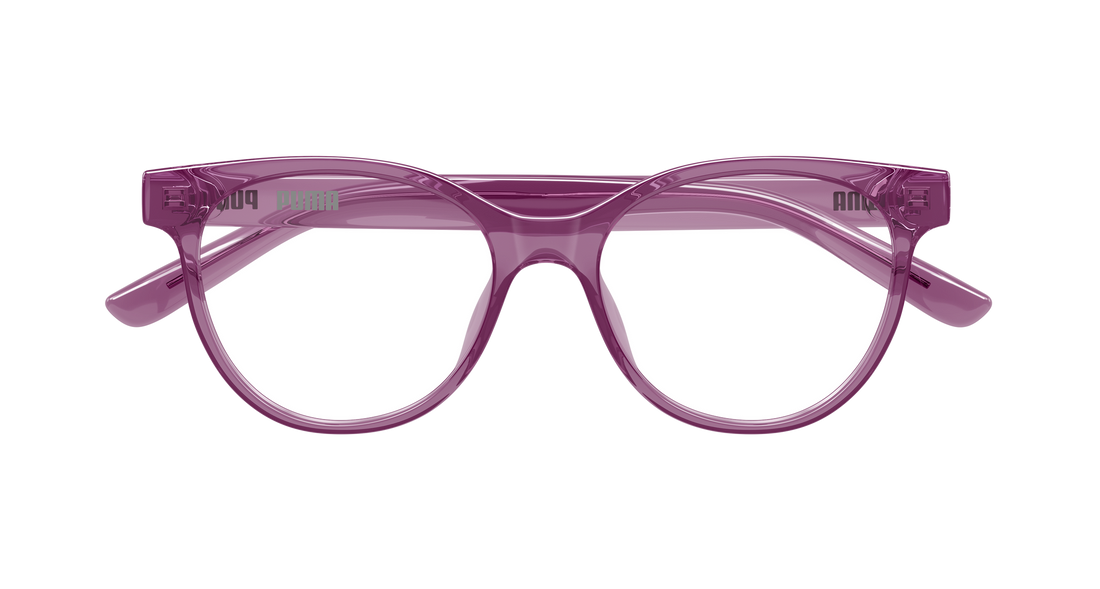 Gafas graduadas puma pj0090o 005 violeta cat eye infantil talla 47mm - Vista de detalle