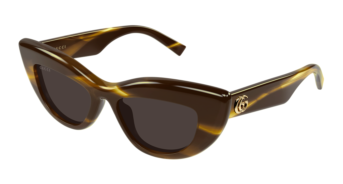 Lunettes de soleil gucci gg2031s 003 havana cat eye femenino taille 50mm - Vue principale
