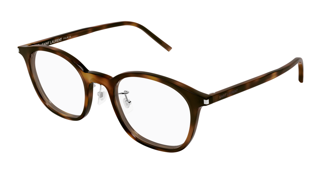 Lunettes de vue saint laurent sl 893/j 003 havana round/oval/panthos unisex taille 51mm - Vue principale