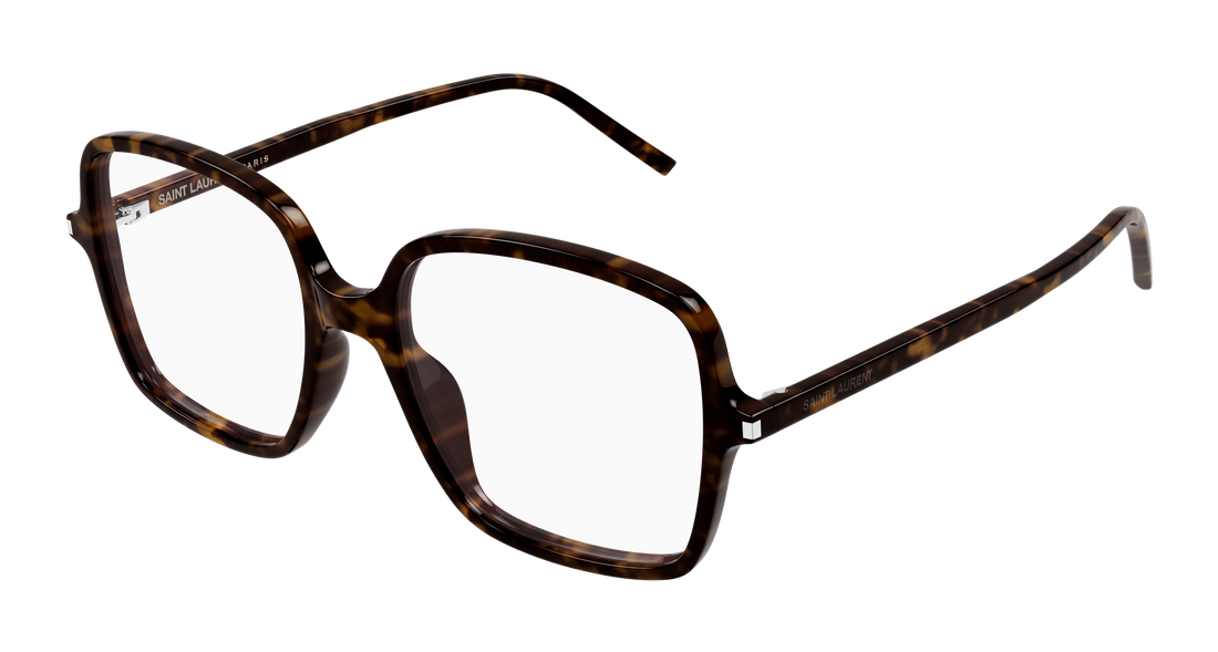 Lunettes de vue saint laurent sl 892 002 havana rectangular / squared femenino taille 53mm - Vue principale