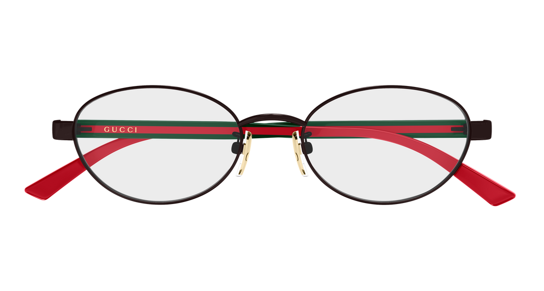 Brillen gucci gg2145oj 002 marron round/oval/panthos femenino größe 52mm - Detailansicht