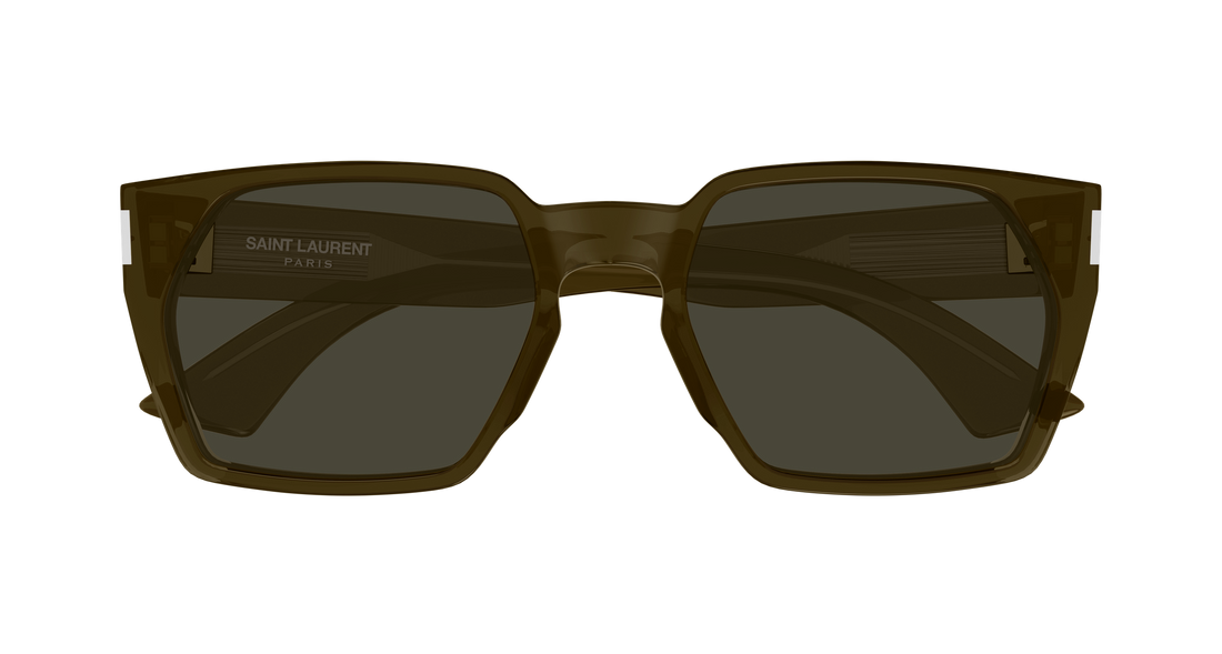 Óculos de sol saint laurent sl 894 004 marron rectangular / squared unisex tamanho 57mm - Vista de detalhe
