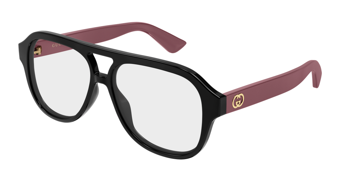 Lunettes de vue gucci gg2192o 003 negro pilot/navigator femenino taille 55mm - Vue principale