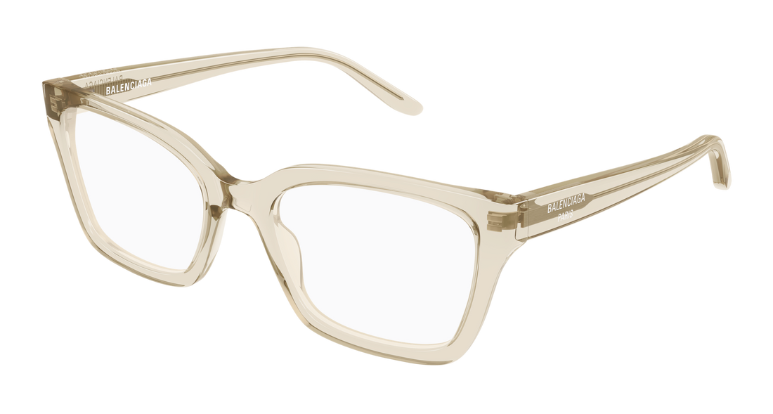 Dioptrijske naočale balenciaga bb0501o 005 beige cat eye femenino veličina 55mm - Glavni prikaz