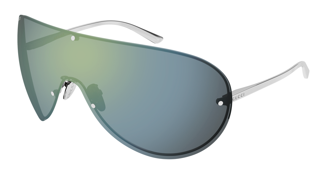 Sunčane naočale gucci gg2271s 005 plateado shield femenino veličina 99mm - Glavni prikaz