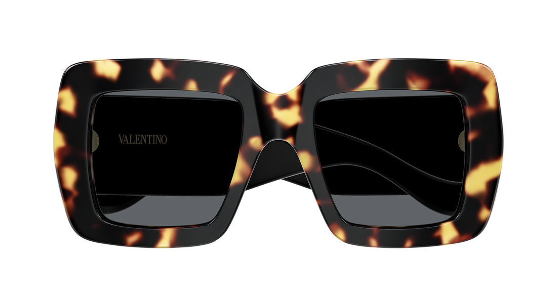 Occhiali da sole valentino vg0056s 002 havana rectangular / squared femenino taglia 51mm - Vista dettagliata