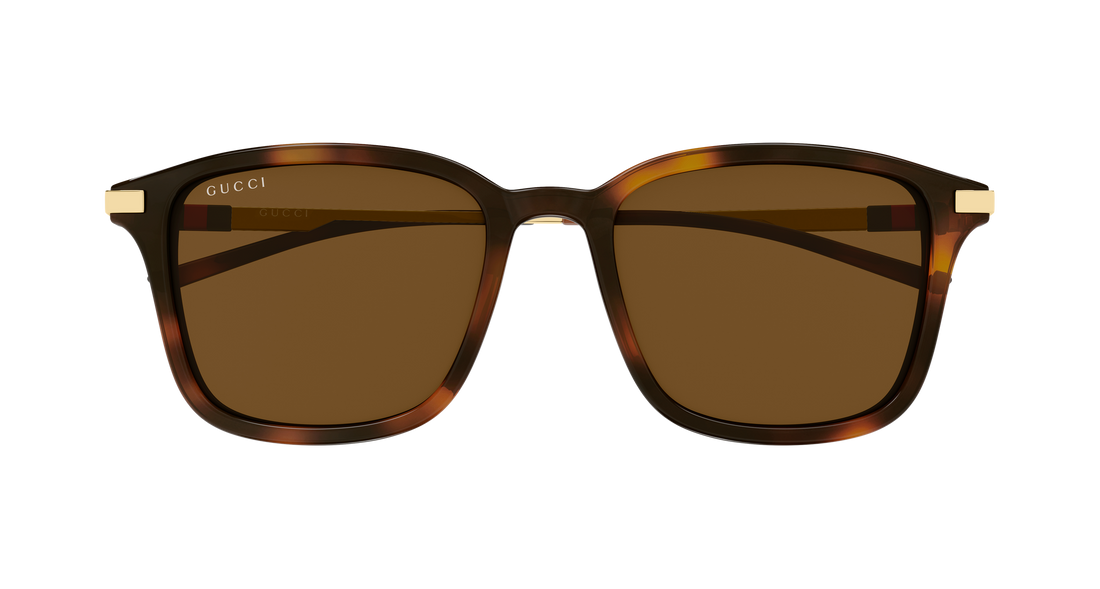 Solglasögon gucci gg2246sk 003 havana rectangular / squared masculino storlek 55mm - Detaljvy