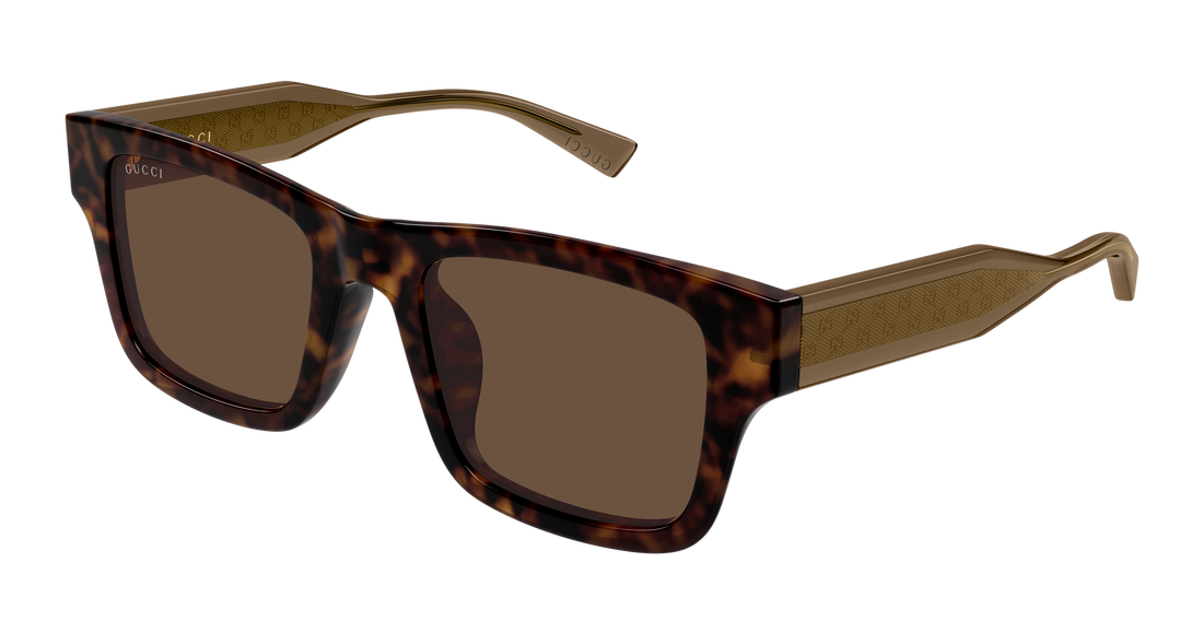 Occhiali da sole gucci gg2072sa 003 havana rectangular / squared masculino taglia 52mm - Vista principale