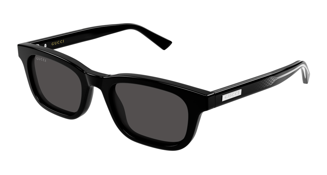 Óculos de sol gucci gg2248s 001 negro rectangular / squared masculino tamanho 51mm - Vista principal