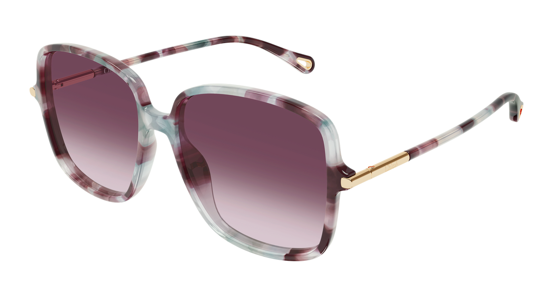 Óculos de sol chloé ch0396s 004 havana rectangular / squared femenino tamanho 57mm - Vista principal
