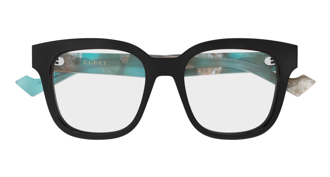 Brillen gucci gg0958o 017 negro rectangular / squared femenino größe 52mm - Detailansicht
