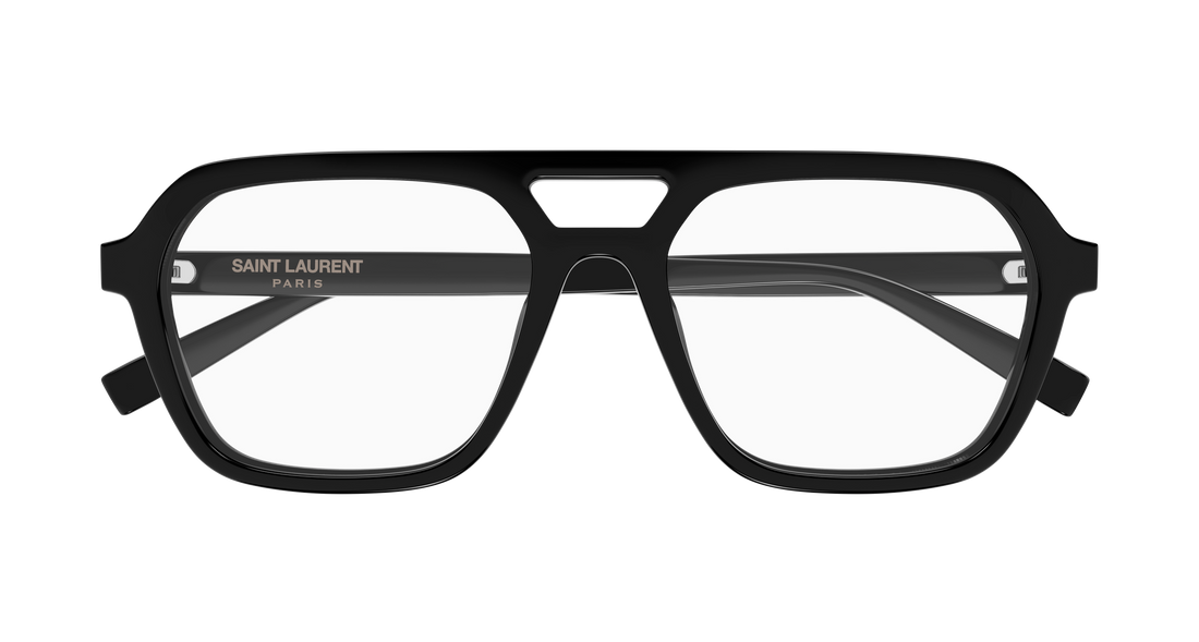 Brillen saint laurent sl 905 opt 001 negro rectangular / squared unisex größe 55mm - Detailansicht