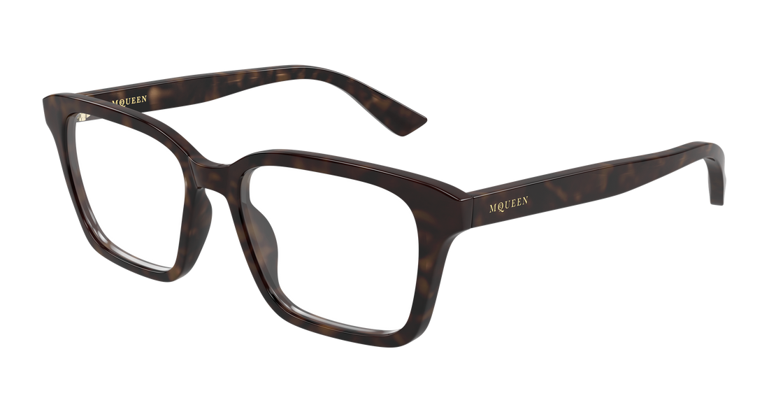 Brillen alexander mcqueen am0566o 002 havana rectangular / squared unisex größe 53mm - Hauptansicht