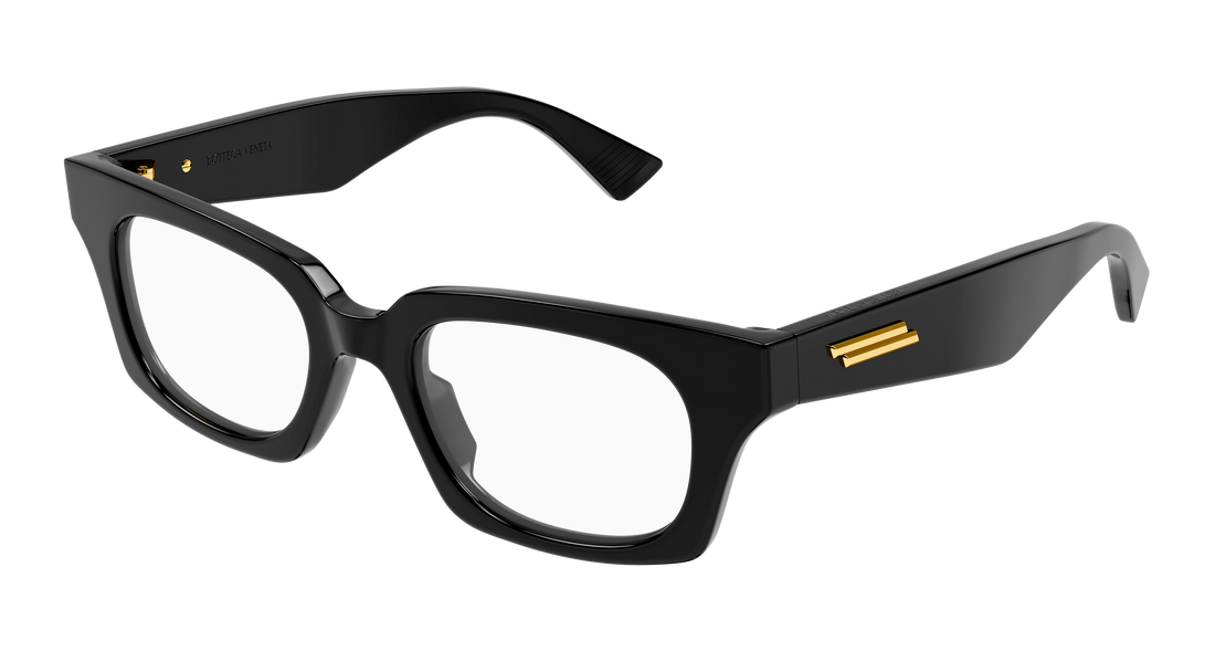 Glasögon bottega veneta bv1504o 005 negro cat eye femenino storlek 48mm - Huvudvy
