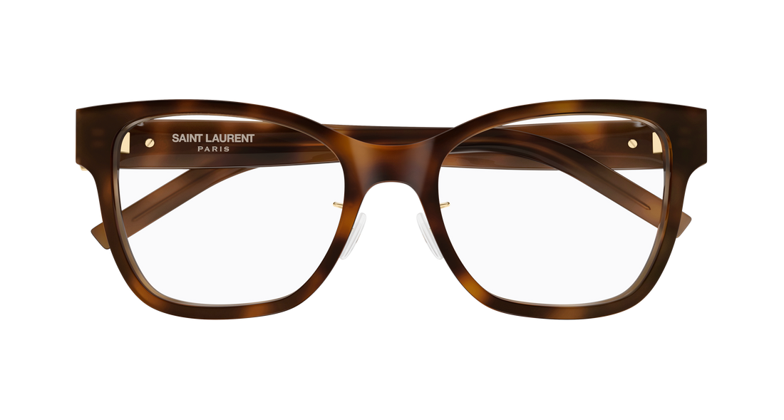 Prescription glasses saint laurent sl m158/f 003 havana cat eye femenino size 54mm - Detailed view