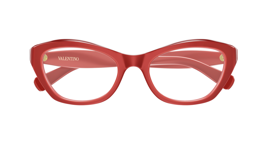 Gafas graduadas valentino vg0012o 003 rojo cat eye femenino talla 53mm - Vista de detalle