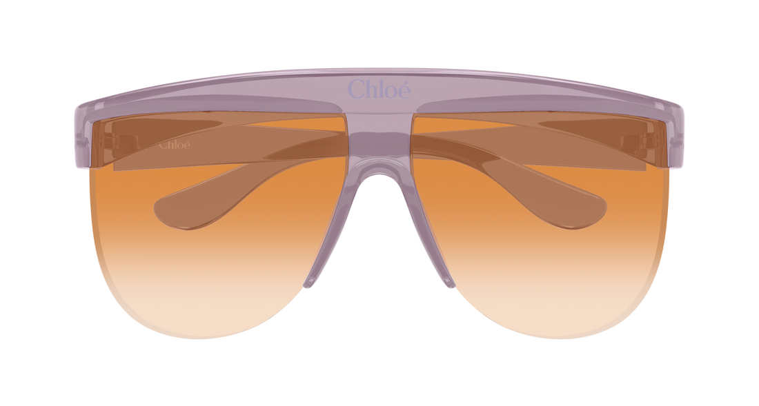 Óculos de sol chloé ch0416s 006 rosa pilot/navigator femenino tamanho 68mm - Vista de detalhe