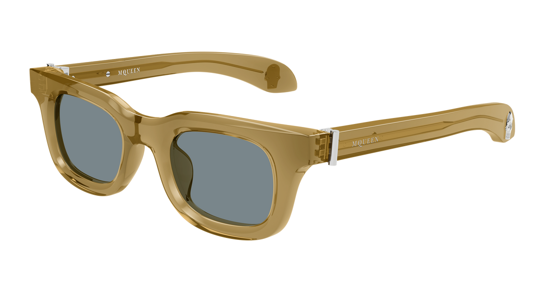 Sunglasses alexander mcqueen am0547s 004 marron rectangular / squared masculino size 46mm - Main view