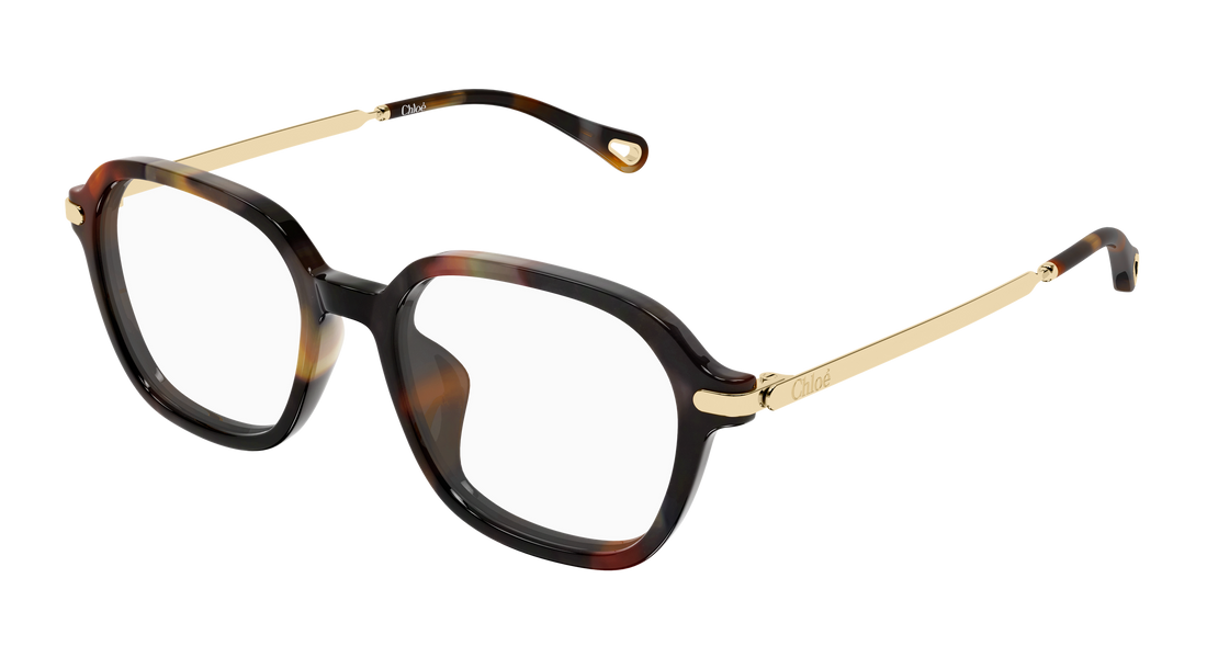 Lunettes de vue chloé ch0361oa 002 havana rectangular / squared femenino taille 52mm - Vue principale