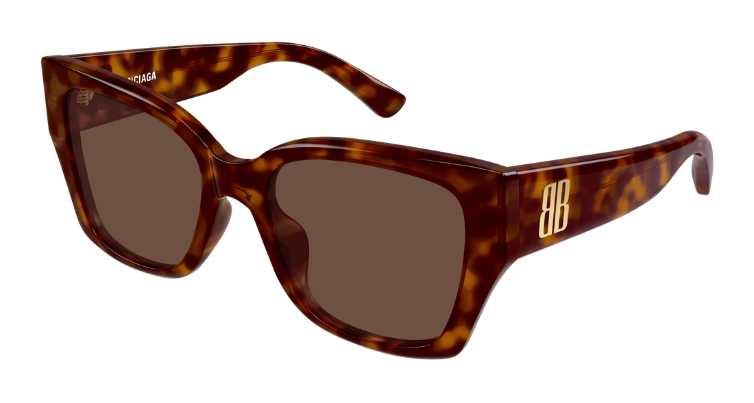 Sunčane naočale balenciaga bb0474s 002 havana butterfly femenino veličina 55mm - Glavni prikaz