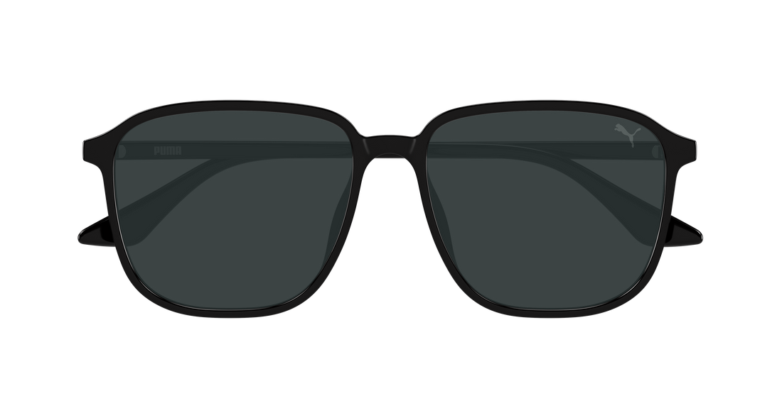 Sunglasses puma pu0525sa 001 negro rectangular / squared masculino size 58mm - Detailed view