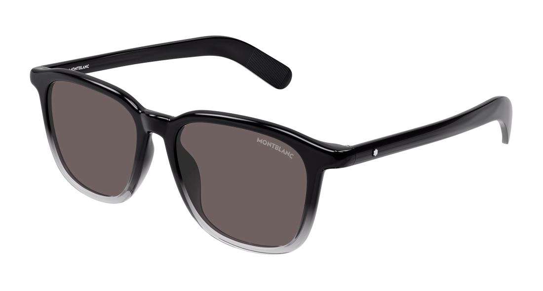 Óculos de sol montblanc mb0497s 003 negro rectangular / squared masculino tamanho 52mm - Vista principal